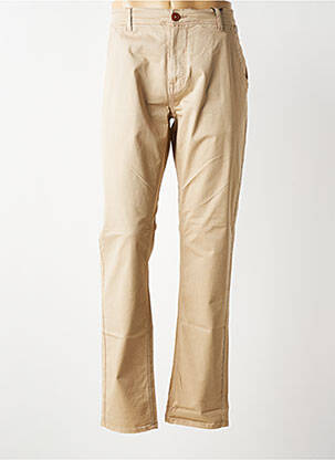 Pantalon chino stretch taille normale beige BLEND homme