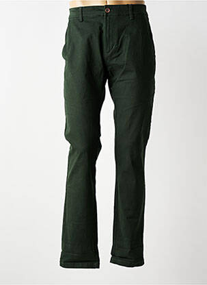 Pantalon chino stretch taille normale vert BLEND homme