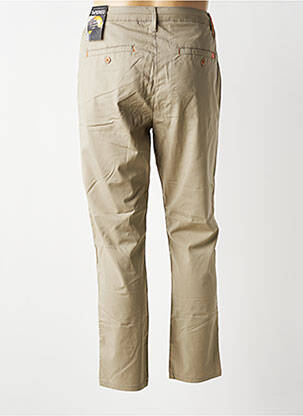Pantalon chino tissage popeline taille normale beige BENSON & CHERRY homme