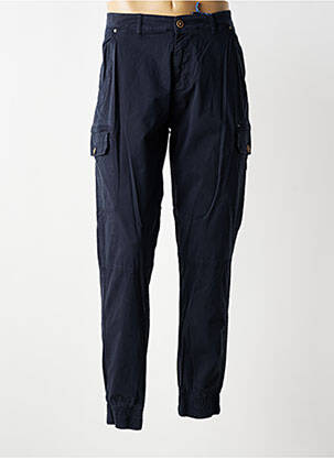 Pantalon cargo resserrée sur le bas taille normale bleu BLEND homme
