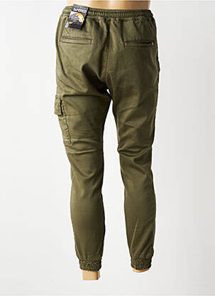 Pantalon cargo multipoches taille haute vert BENSON & CHERRY homme