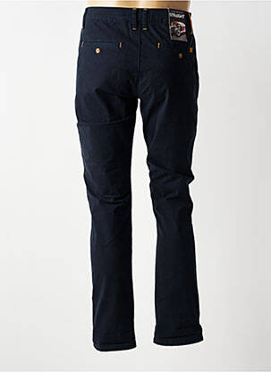 Pantalon chino tissage popeline taille normale bleu BENSON & CHERRY homme