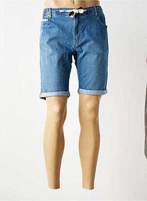 Bermuda tissage denim taille normale bleu BENSON & CHERRY homme