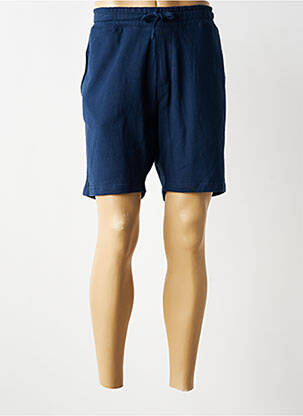 Short fermeture liens à nouer taille normale bleu BLEND homme