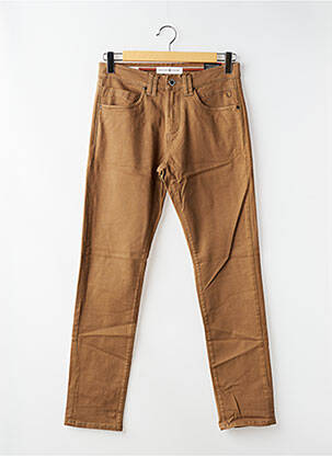 Jeans coupe slim stretch taille normale marron BENSON & CHERRY homme