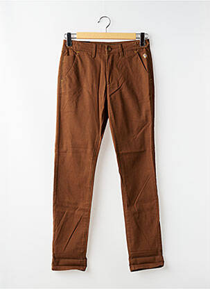 Pantalon chino stretch taille normale marron BENSON & CHERRY homme