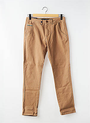 Pantalon chino stretch taille normale marron BENSON & CHERRY homme