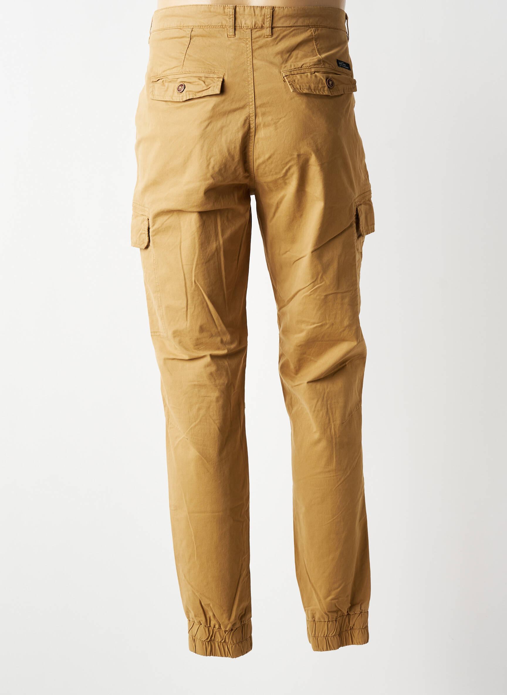 Pantalon cargo resserrée sur le bas taille normale beige BLEND homme