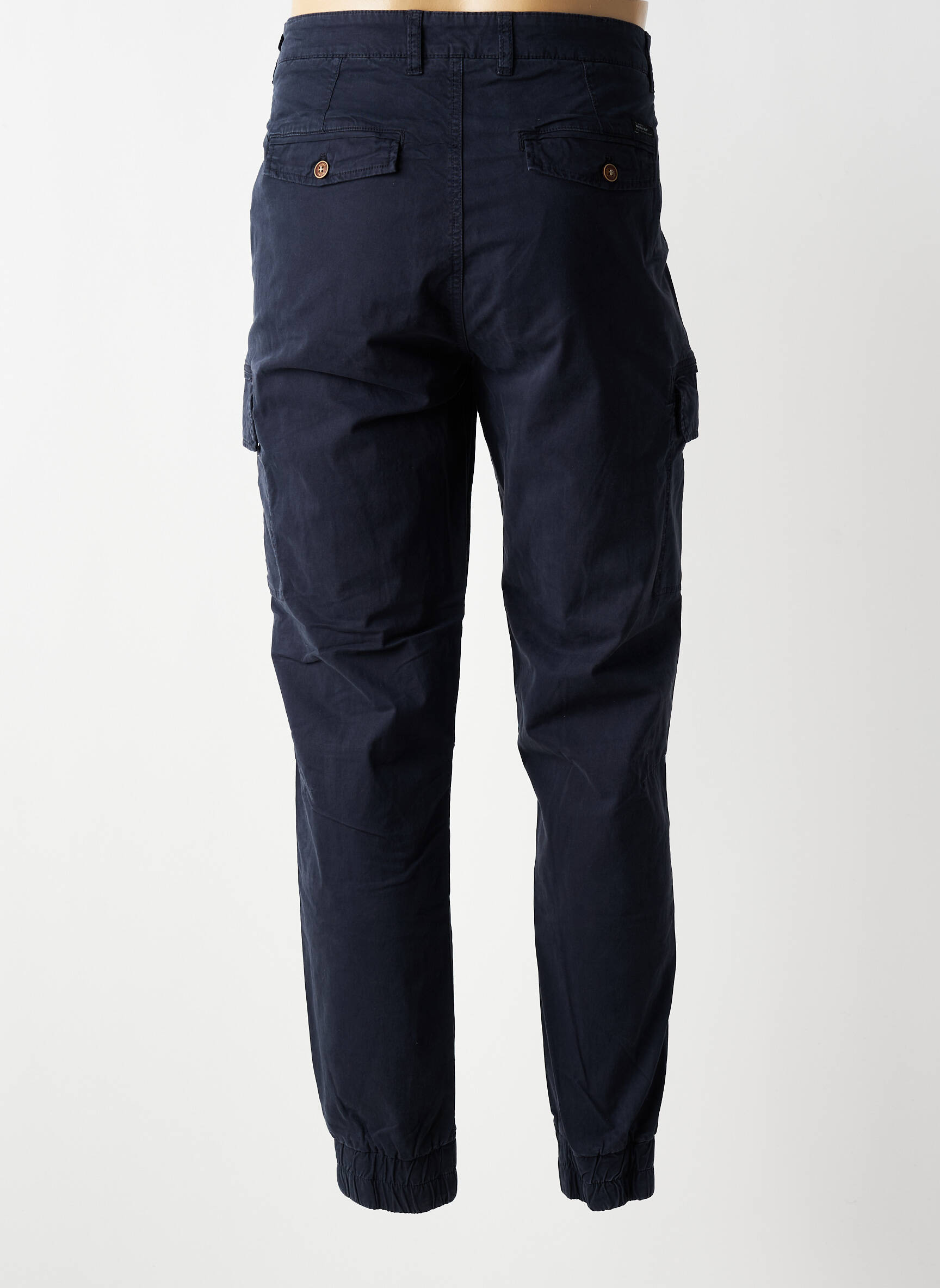 Pantalon cargo resserrée sur le bas taille normale bleu BLEND homme