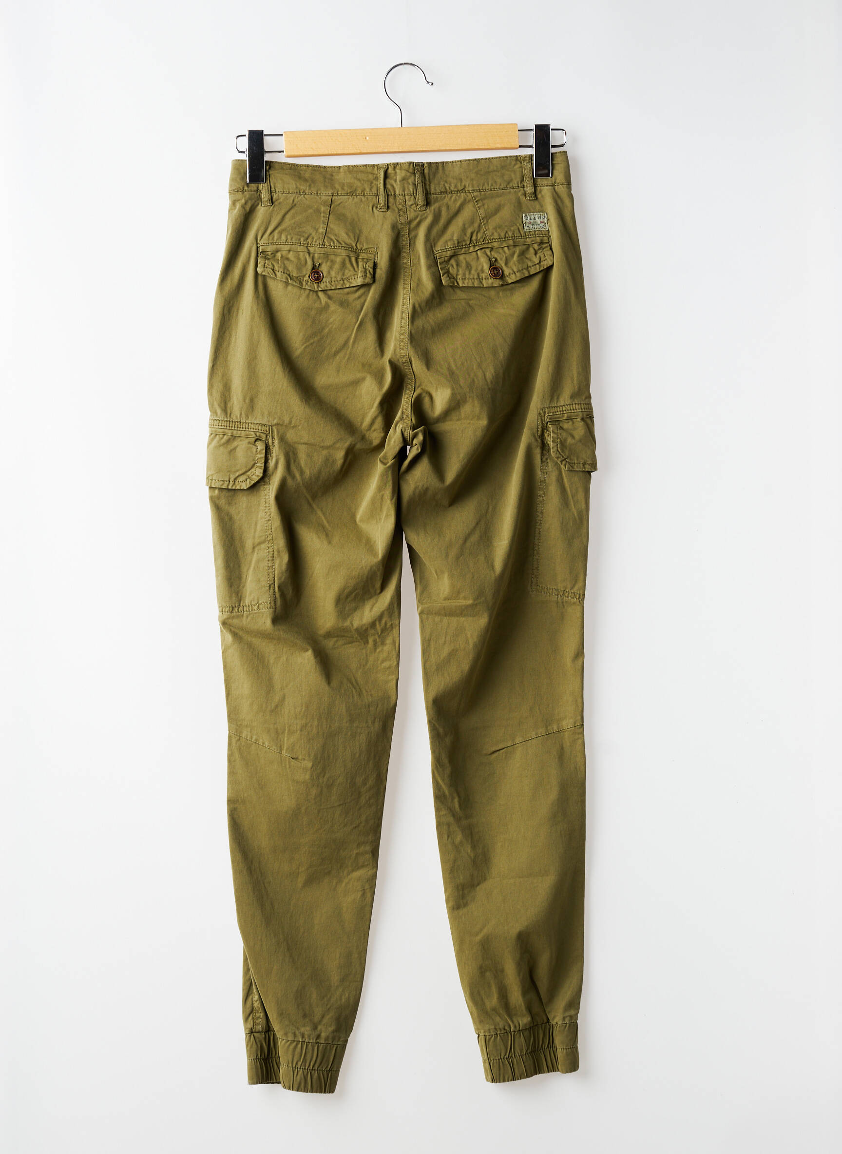 Pantalon cargo resserrée sur le bas taille normale vert BLEND homme
