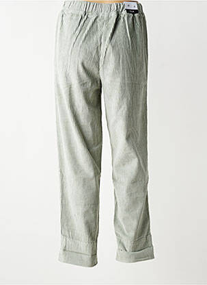 Pantalon droit taille élastique bleu F.A.M. femme