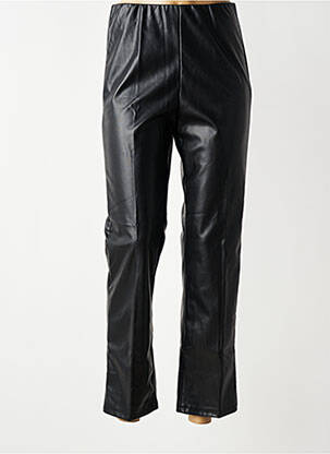Pantalon droit stretch taille normale noir B.YOUNG femme