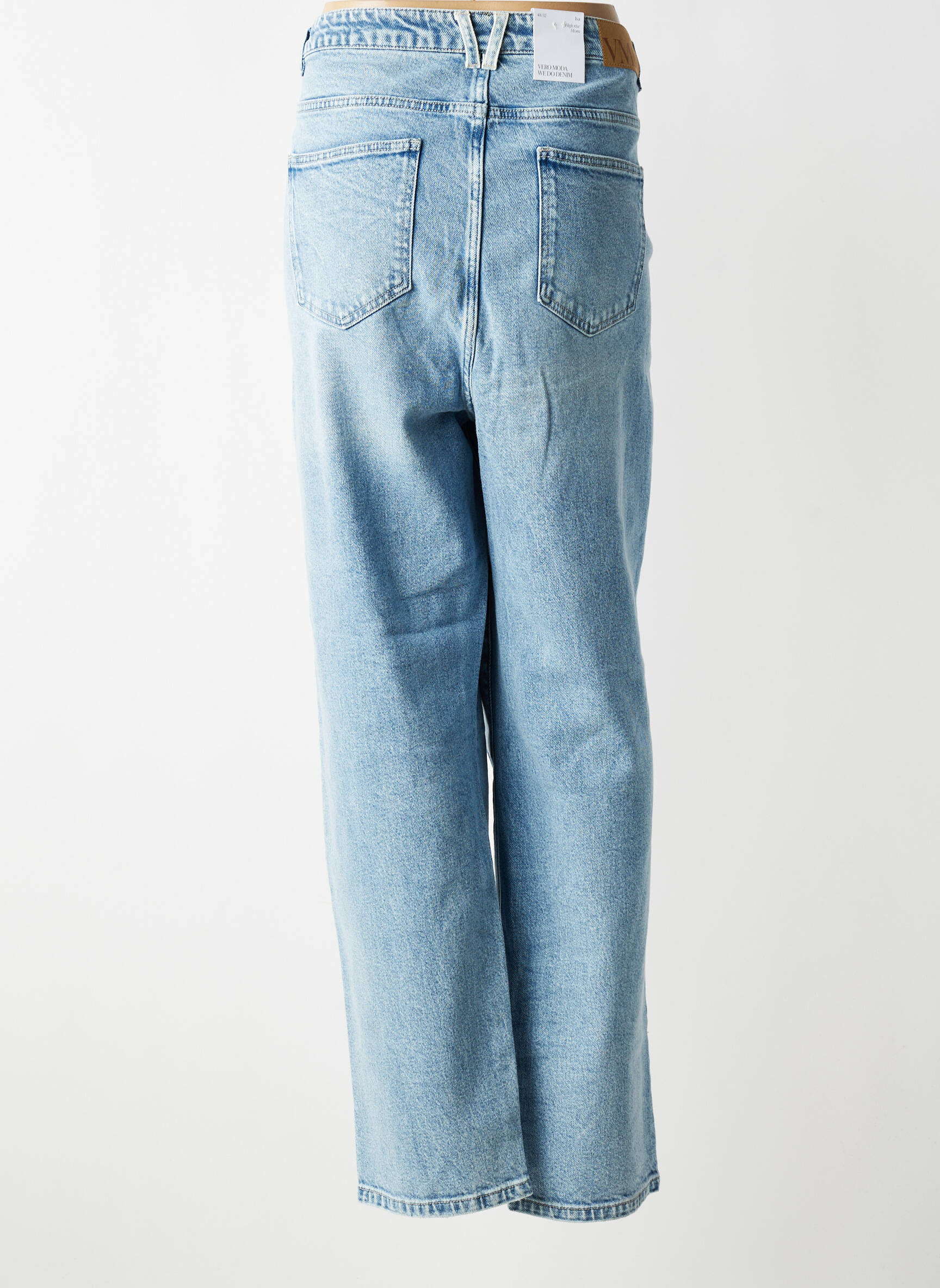 Jeans coupe slim stretch taille normale bleu VERO MODA femme
