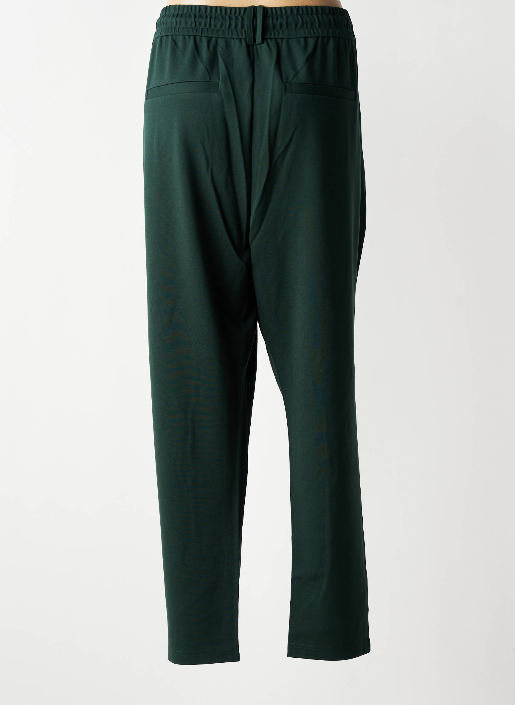 Pantalon droit stretch taille normale vert ONLY CARMAKOMA femme