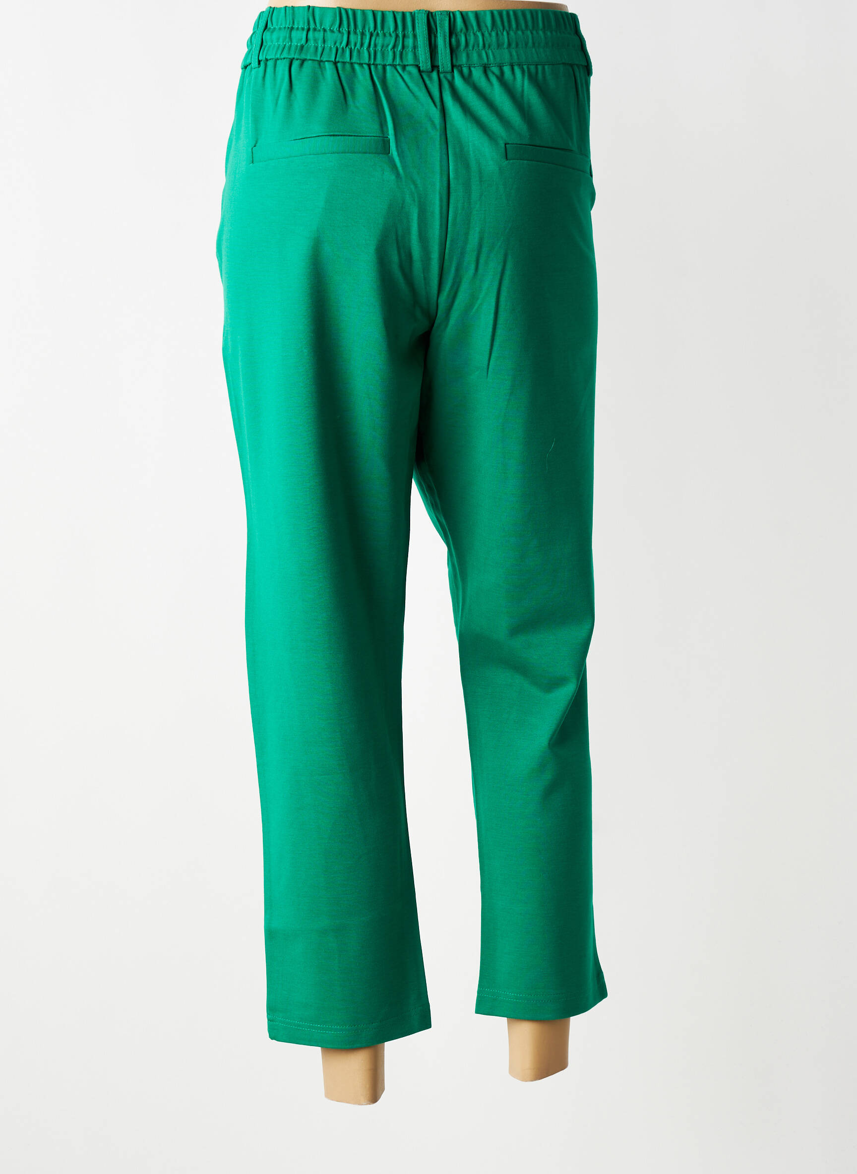 Pantalon droit stretch taille normale vert ONLY CARMAKOMA femme
