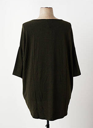 Pull stretch manches courtes vert ONLY CARMAKOMA femme