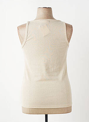 Top stretch sans manche beige ONLY CARMAKOMA femme