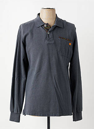 Polo manches longues manches longues gris DIKE homme