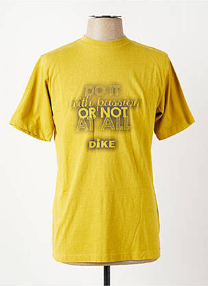 T-shirt coupe cintrée manches courtes vert DIKE homme