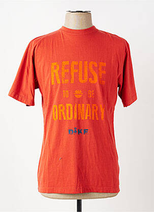 T-shirt coupe cintrée manches courtes orange DIKE homme