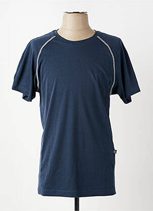 T-shirt coupe cintrée manches courtes bleu DIKE homme