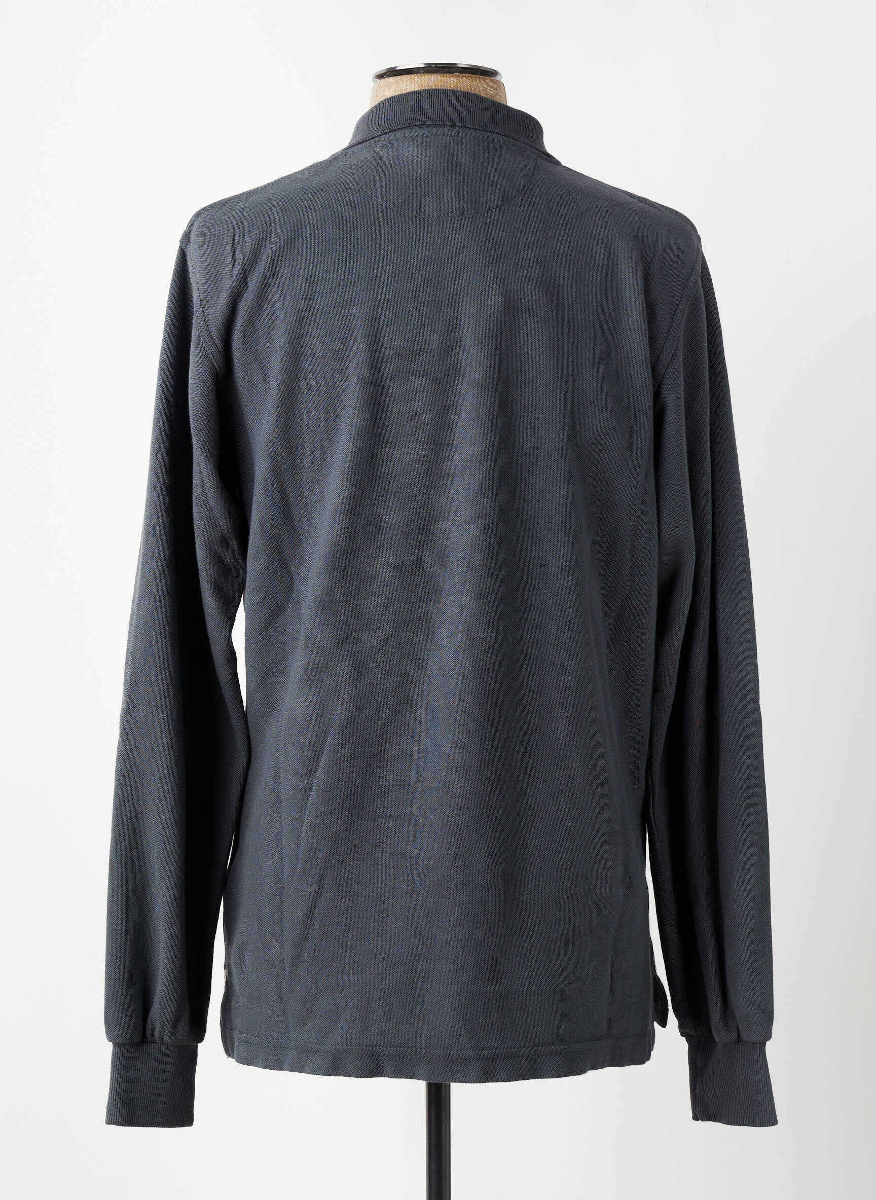 Polo manches longues manches longues gris DIKE homme