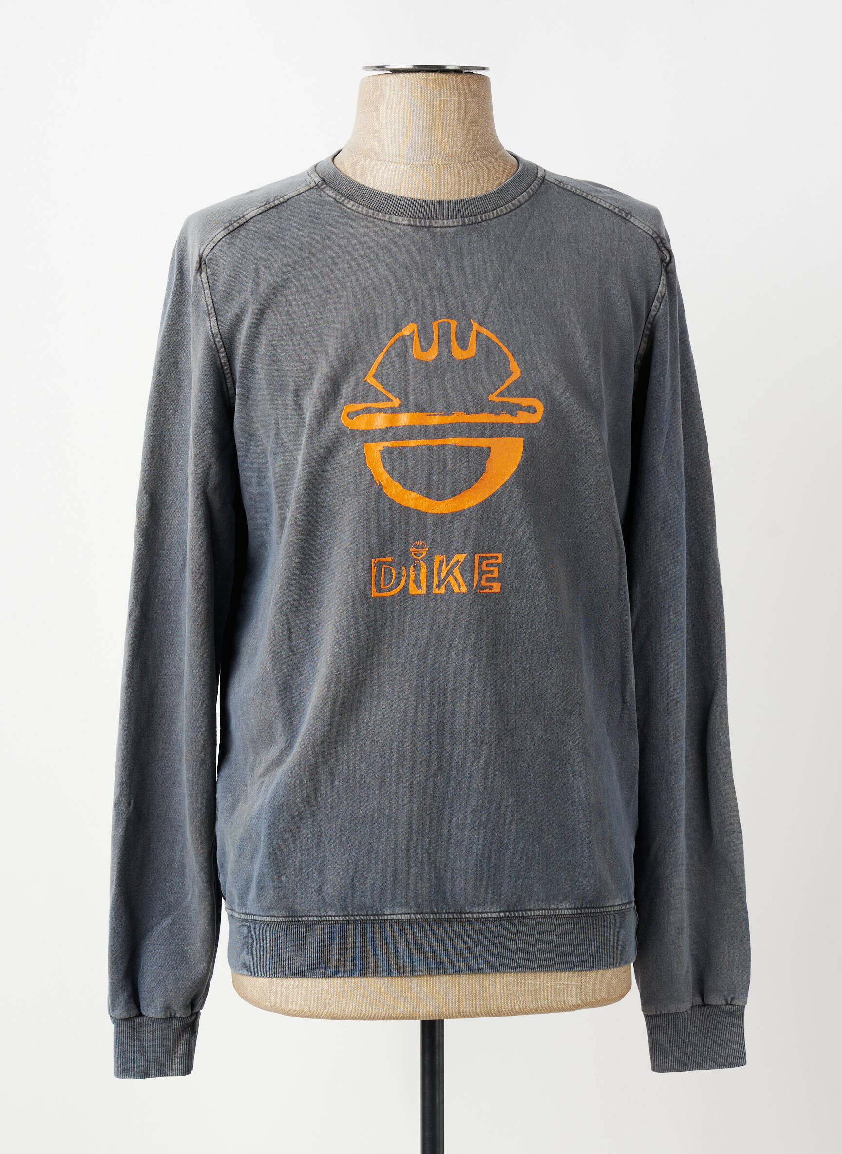 Sweat-shirt stretch manches longues gris DIKE homme