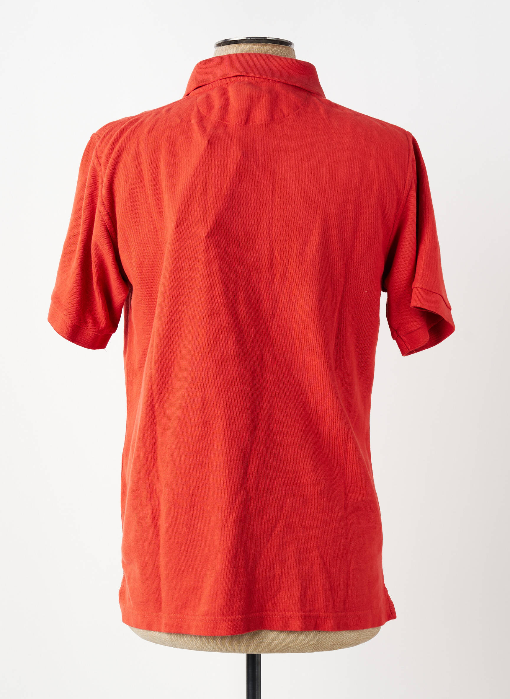 Polo stretch manches courtes orange DIKE homme