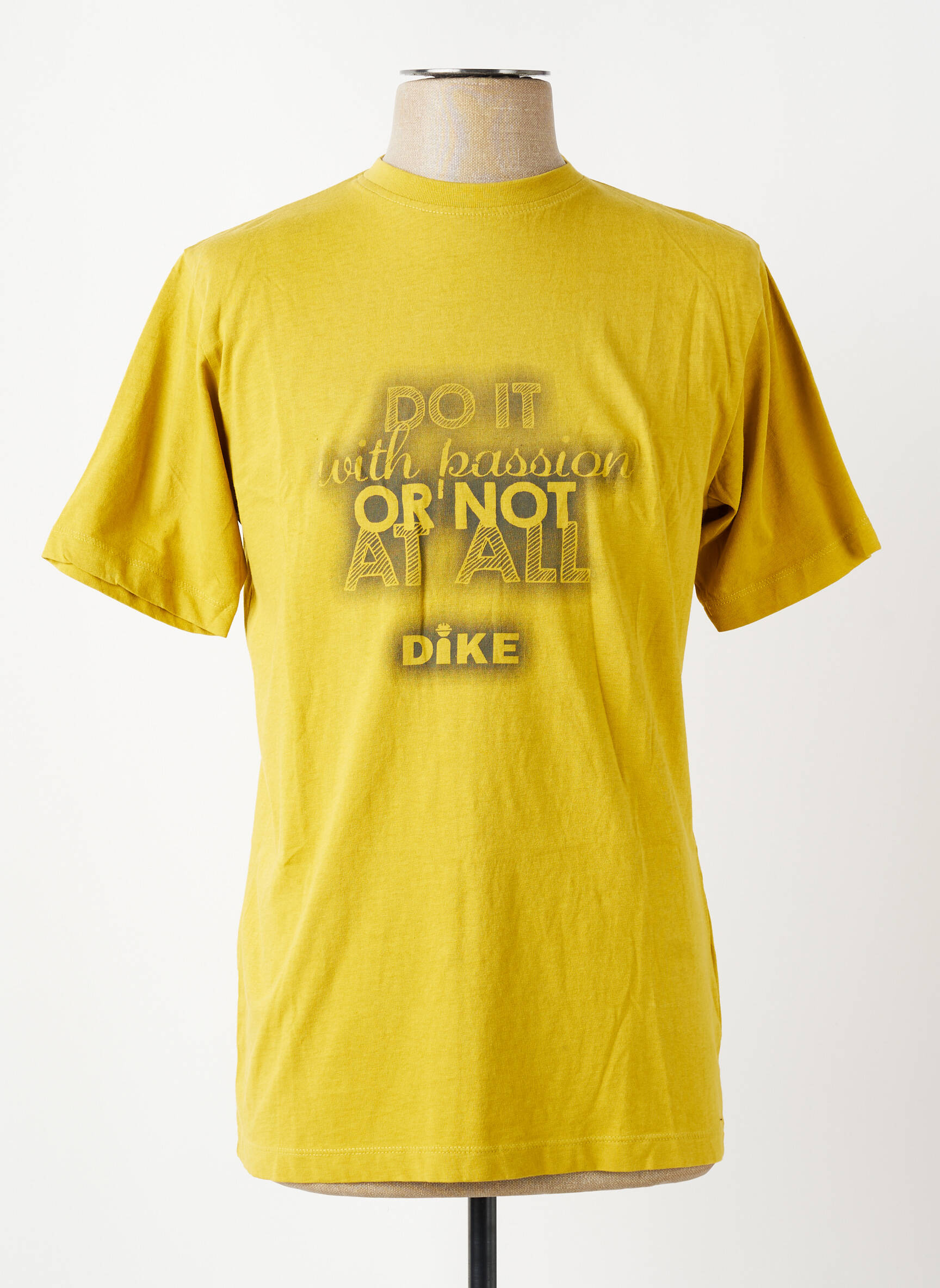 T-shirt coupe cintrée manches courtes vert DIKE homme