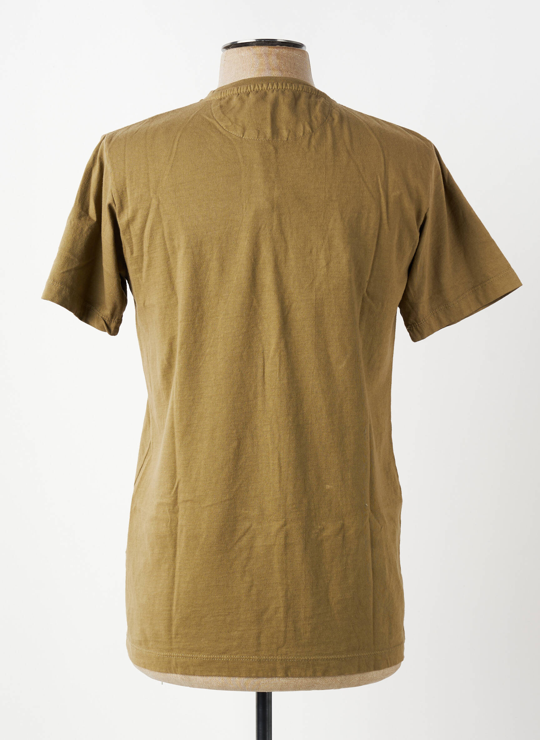 T-shirt coupe cintrée manches courtes vert fonce DIKE homme