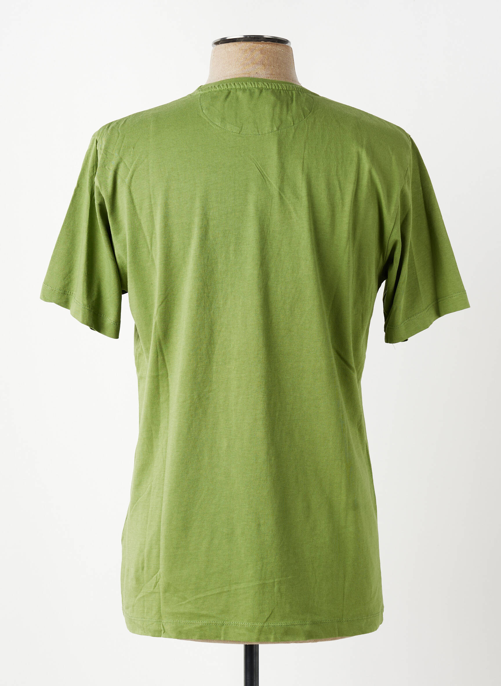T-shirt coupe cintrée manches courtes vert clair DIKE homme