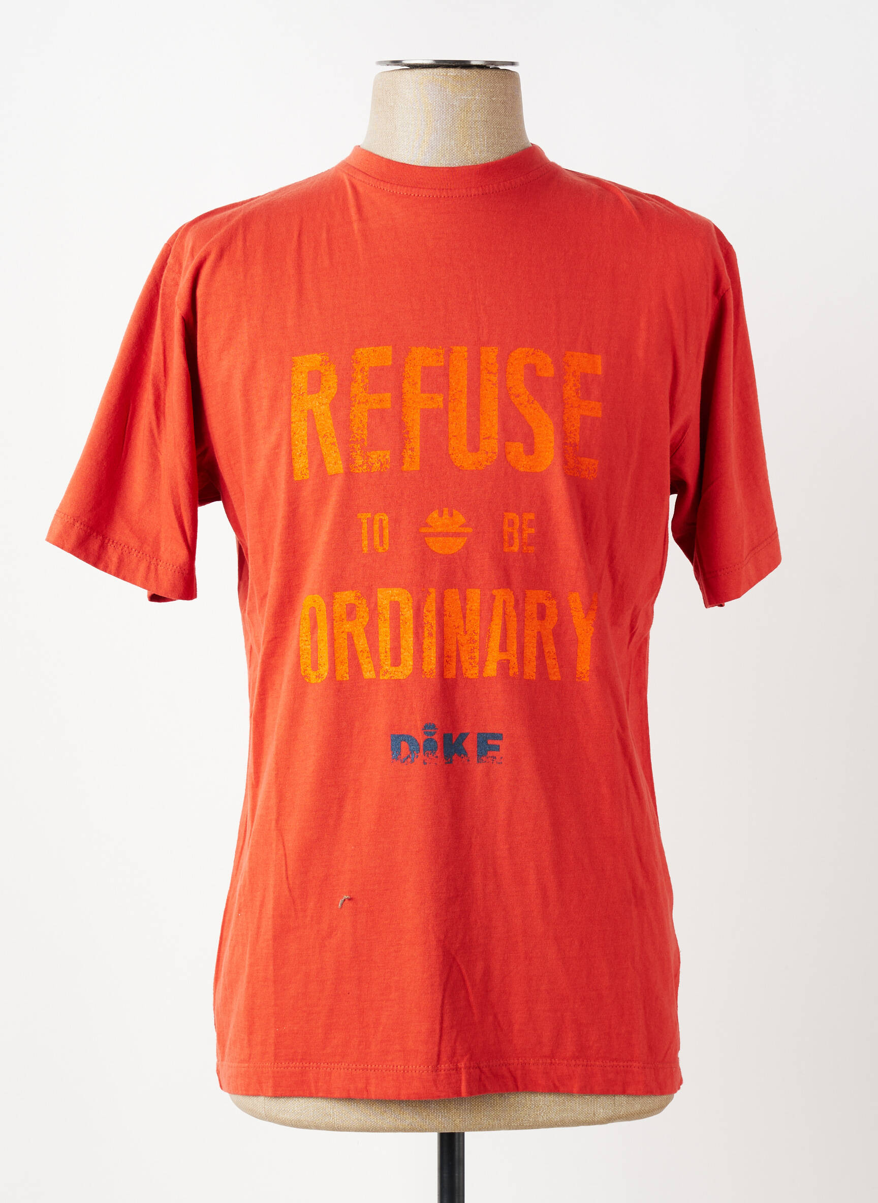 T-shirt coupe cintrée manches courtes orange DIKE homme