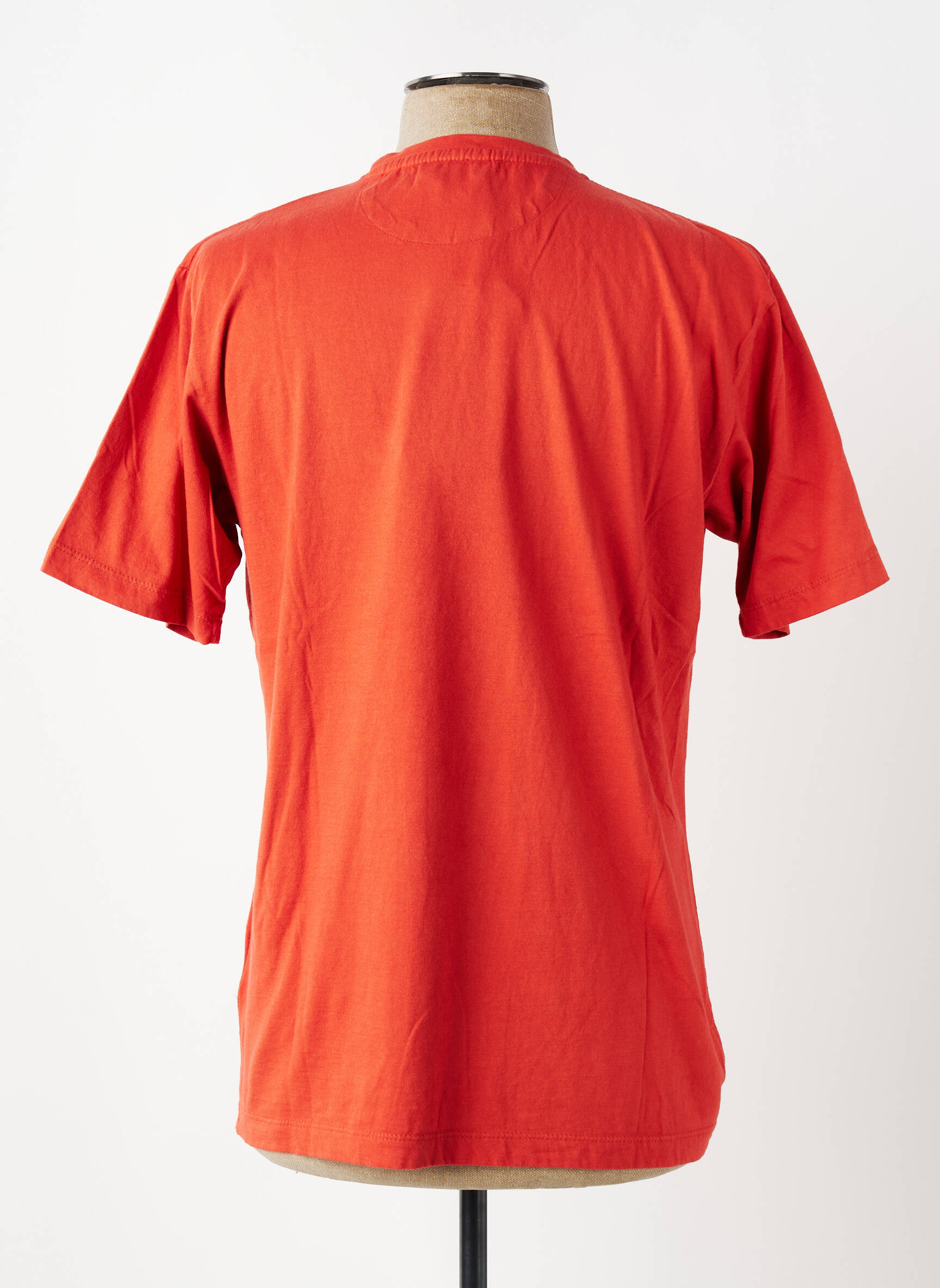 T-shirt coupe cintrée manches courtes orange DIKE homme