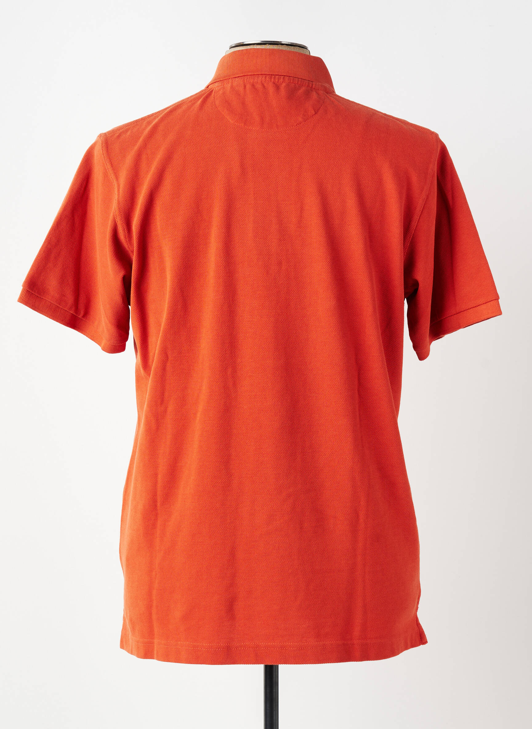 Polo stretch manches courtes orange DIKE homme