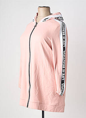 Veste casual coupe droite rose AN II VITO femme