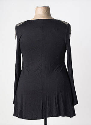 T-shirt manches longues manches longues noir AN II VITO femme