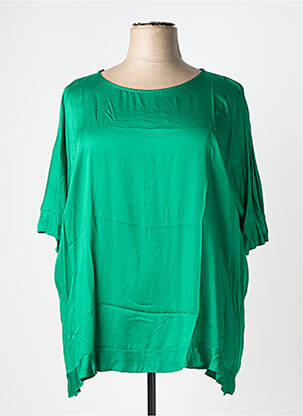 Top manches courtes manches courtes vert AN II VITO femme