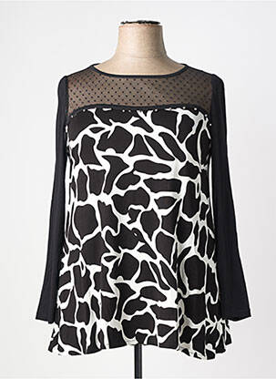 T-shirt manches longues manches longues noir AN II VITO femme
