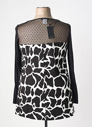 T-shirt manches longues manches longues noir AN II VITO femme