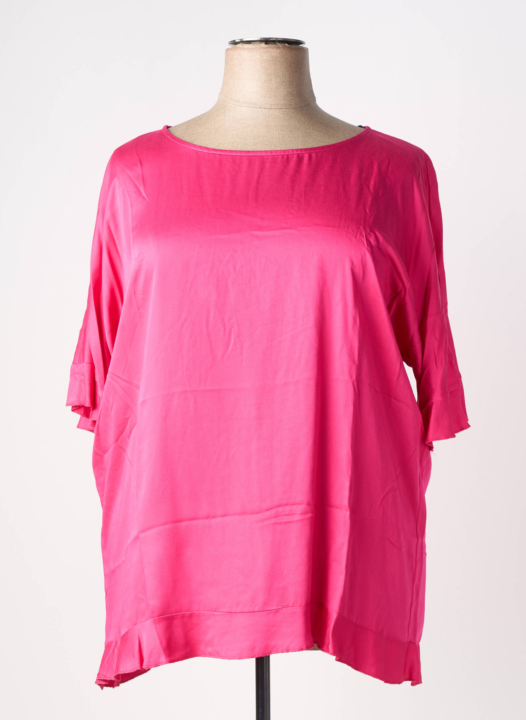 Top manches courtes manches courtes rose AN II VITO femme