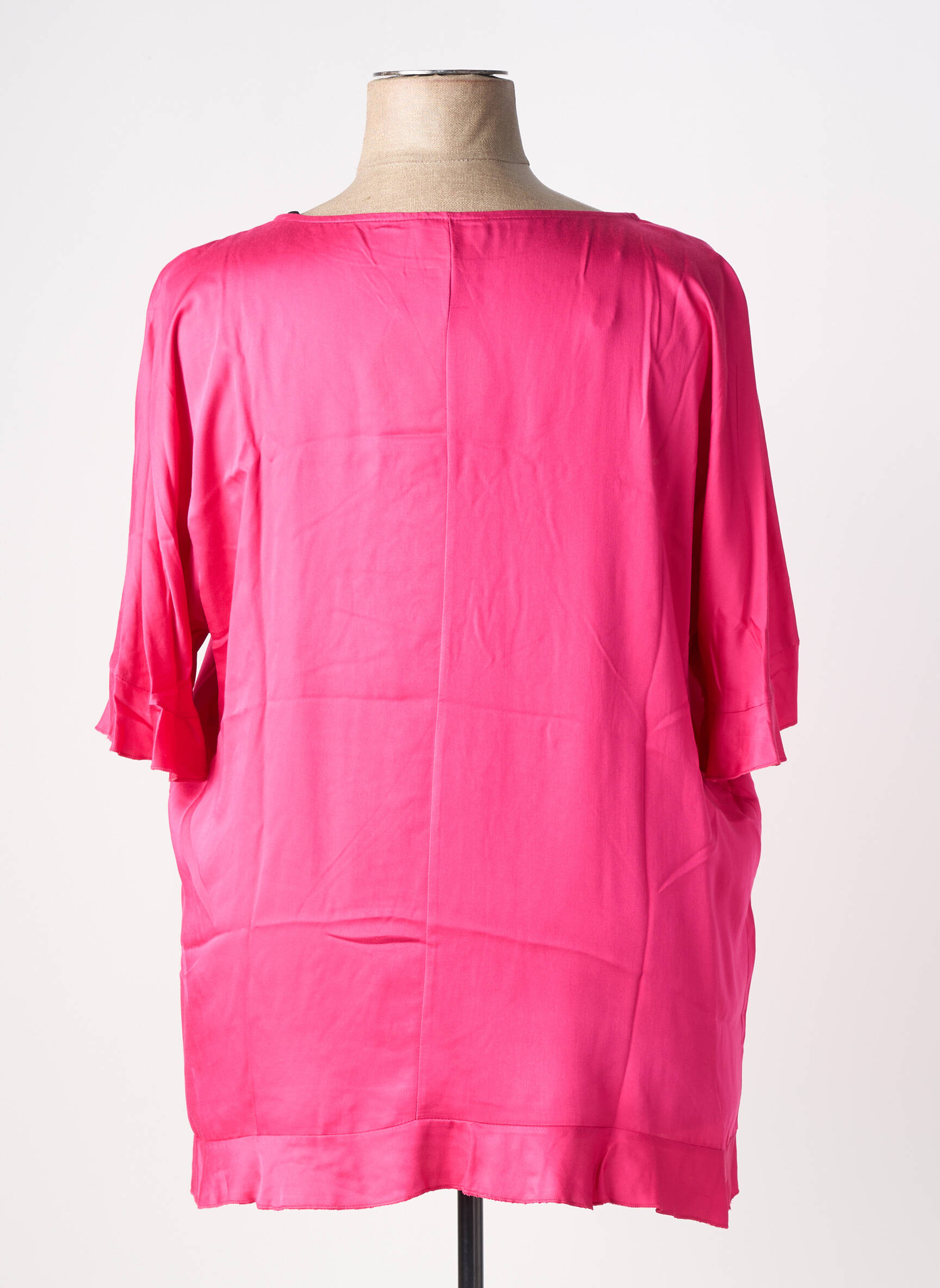 Top manches courtes manches courtes rose AN II VITO femme
