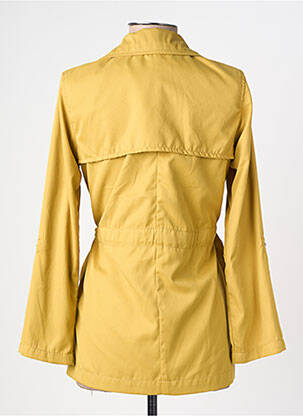 Trench tissage popeline sans capuche jaune TIFFOSI femme