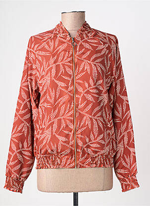 Blouson effet matière satinée orange TIFFOSI femme