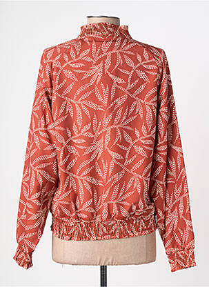 Blouson effet matière satinée orange TIFFOSI femme