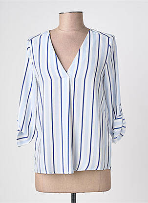 Blouse manches 3/4 manches 3/4 bleu TIFFOSI femme