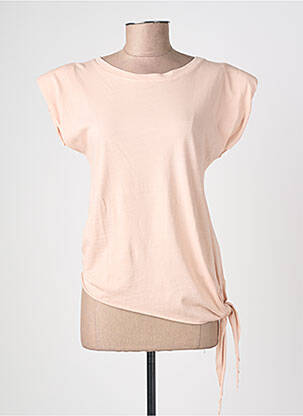Top stretch manches courtes rose DREAM VALLEY femme
