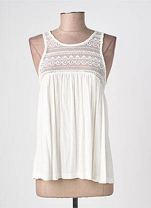 Top stretch sans manche beige TIFFOSI femme