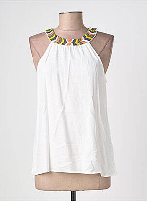 Top stretch sans manche beige TIFFOSI femme
