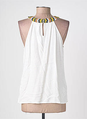 Top stretch sans manche beige TIFFOSI femme