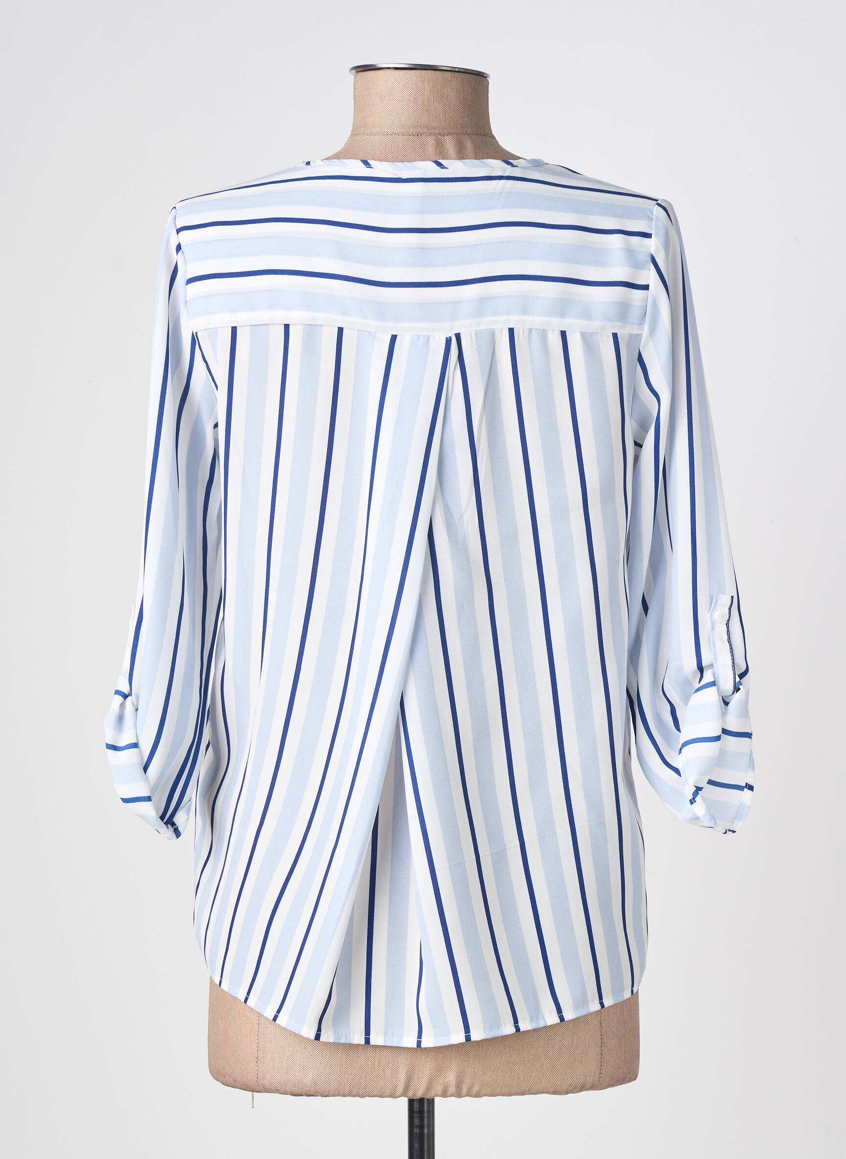 Blouse manches 3/4 manches 3/4 bleu TIFFOSI femme